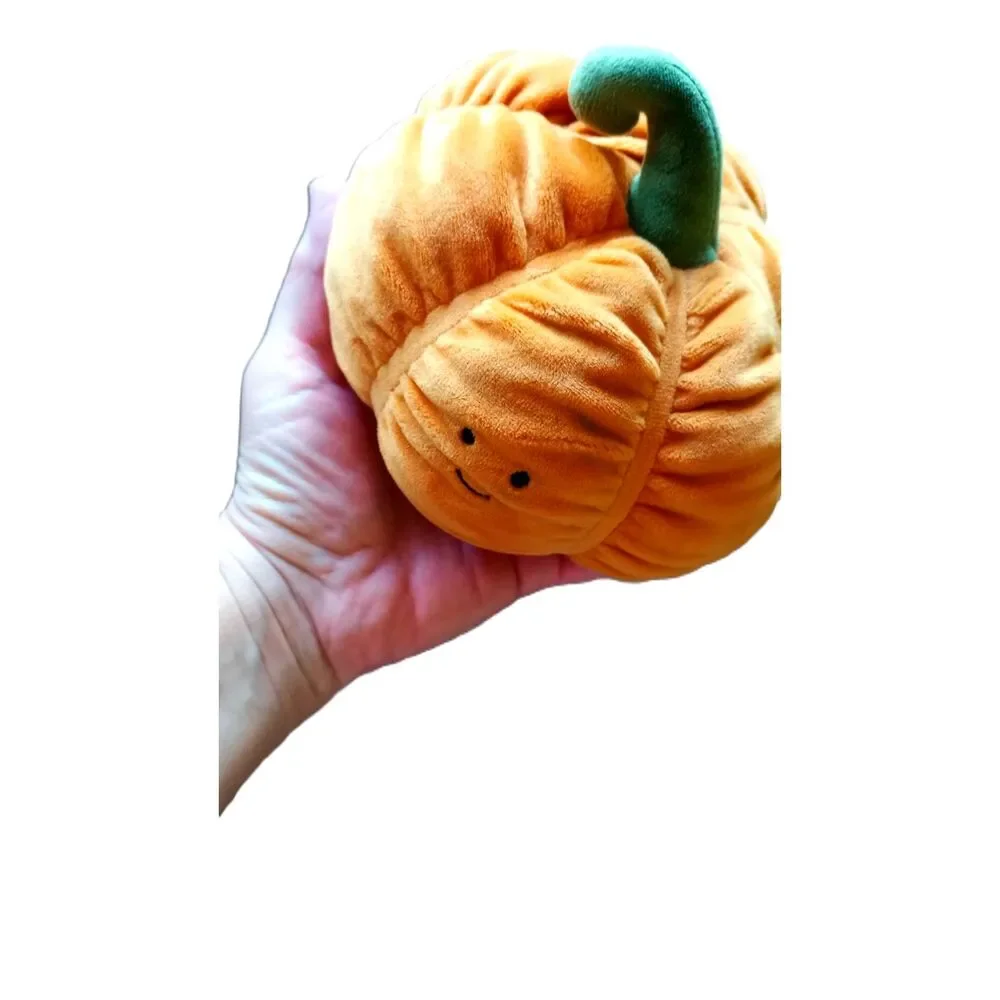 JellyCat Authentic Pumpkin plush toy retired small Vivacious Vegetable